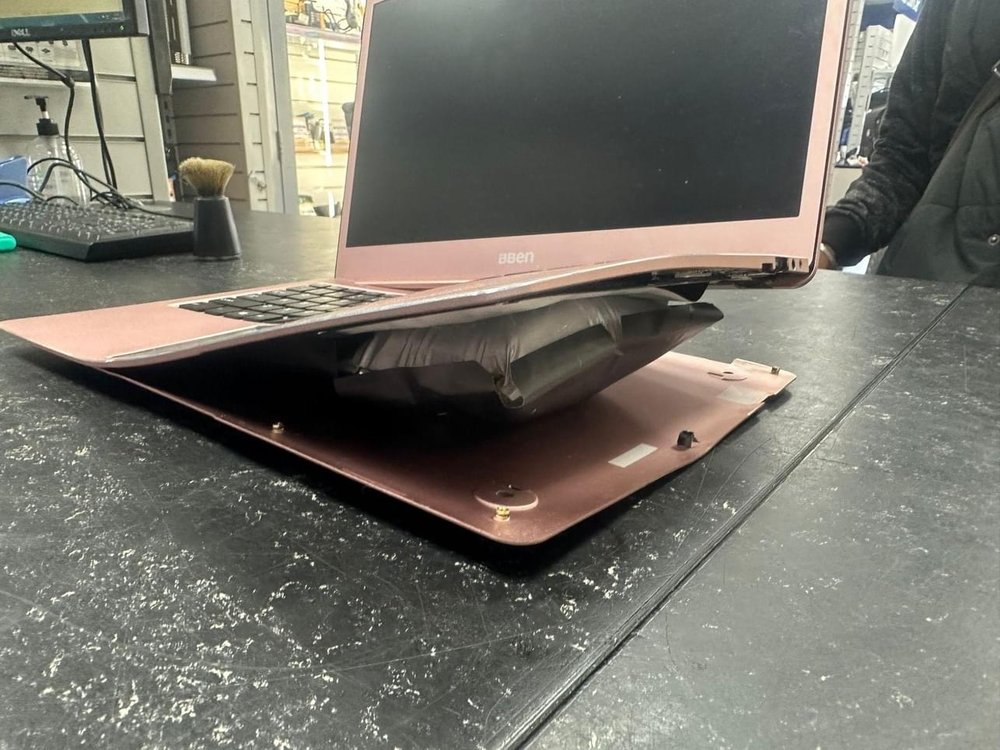 Broken laptop hinge repair