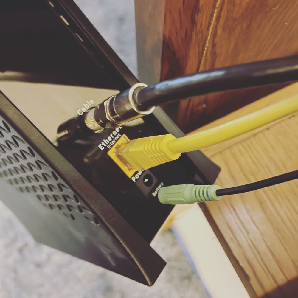 Network ethernet cabling